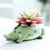 Plant Pot Cartoon Mini Crocodile Whale Resin Flower Pots Ehant Animals Succulent Plant Pots Bonsai Planter Home Office Decorlep | Vimost Shop.