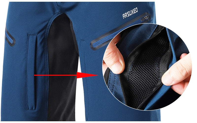 Men Cycling Shorts Loose Fit MTB Mountain Bike Shorts Outdoor Sports Hiking Downhill Bicycle Short Pants
