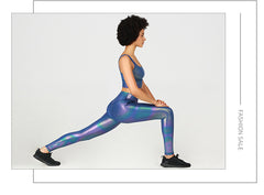 GOLD STAMPING Stretchy Fitness Workout Gym Leggings Women | Vimost Shop.