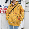 Men's Winter Hoodies Men Spring Anime Graffiti Sweatshirt Male Hip Hop Harajuku Japanese Streetwear Casual Hoodie Men | Vimost Shop.