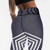Women's Skull&flower Black Leggings Digital Print Pants Trousers Stretch Pants Plus Size | Vimost Shop.