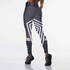 Women's Skull&flower Black Leggings Digital Print Pants Trousers Stretch Pants Plus Size | Vimost Shop.