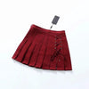 Women Pleated Tennis Skort with Side Lace Up Details Preppy Style Mini Skirt | Vimost Shop.