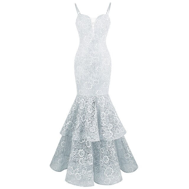 Women's Evening Dress Off Shoulder Lace Beading Crystal Maxi Elegant Bodycon Party Gwon Red | Vimost Shop.