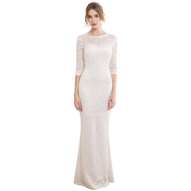 Women's Evening Dress Off Shoulder Lace Beading Crystal Maxi Elegant Bodycon Party Gwon Red | Vimost Shop.