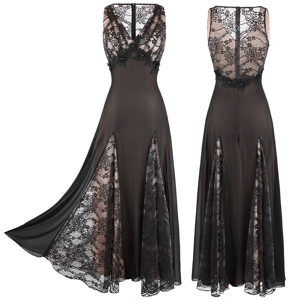 Women's Evening Dress Off Shoulder Lace Beading Crystal Maxi Elegant Bodycon Party Gwon Red | Vimost Shop.