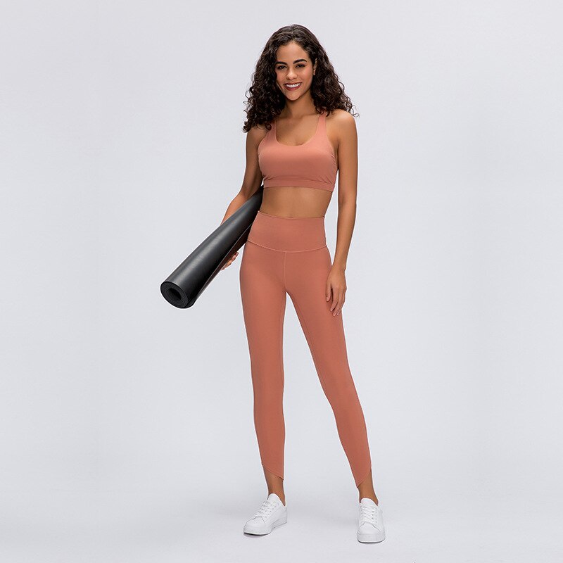 Style Bevel Leggings Sport Women Fitness High Waist Yoga Pants Elasticity Tight-Fit Solid Color Buttock Lifting Pants | Vimost Shop.