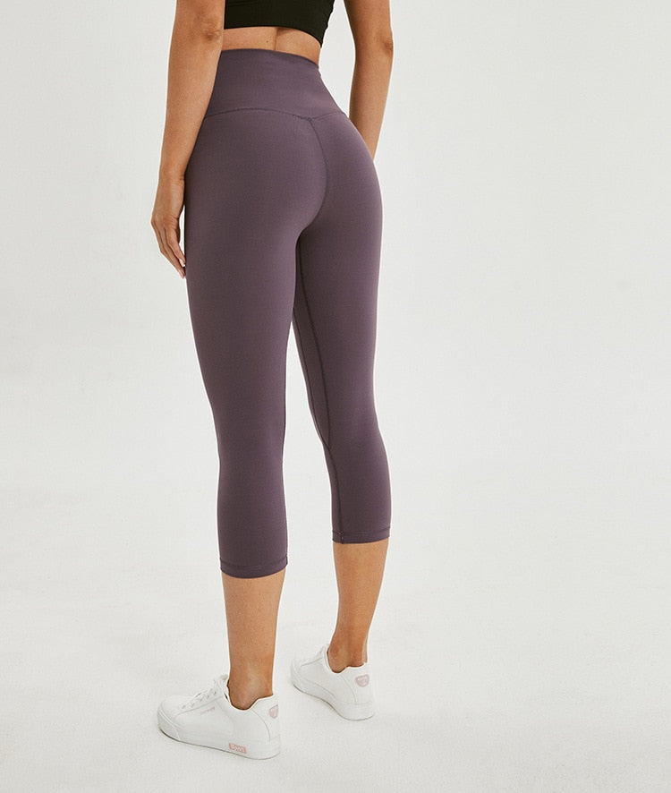 Quality Sports Leggings Yoga Cropped Pants Women's Buttock Lifting Running Fitness Pants Quick-Dry High Stretch Pocket | Vimost Shop.