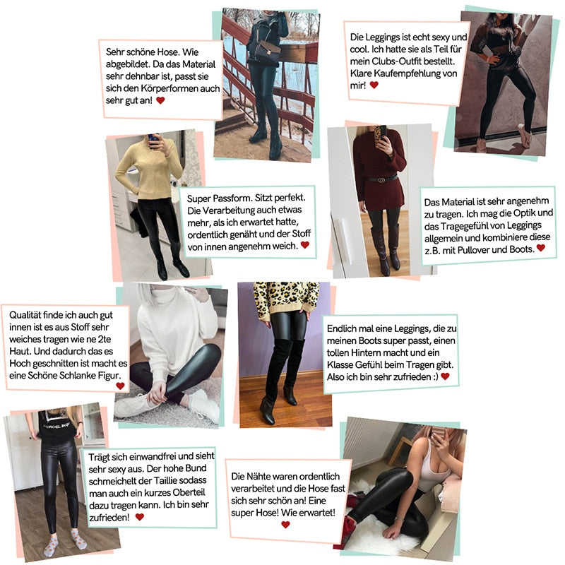 PU Faux Leather Legging Sexy Thin Black Women Leggings New Fashion Stretchy Fitness Casual Pants Warm Waterproof Skinny Push Up | Vimost Shop.