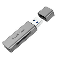USB 3.0 to SD/Micro SD Card Reader, USB Type A Dual Memory Card Adapter Compatible MacBook Air & Pro, Surface Book, and More