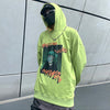 Hip Hop Hoodie Sweatshirt Men Harajuku Japanese Anime Hoodie Streetwear Cartoon Girl Green Hair Hooded Pullover Autumn | Vimost Shop.
