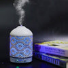 Essential Oil Metal Diffusers 100mL Aromatherapy Aroma Diffuser 7 Color Night Lights for Bedroom 4 Timer Cool Mist Humidifiers | Vimost Shop.