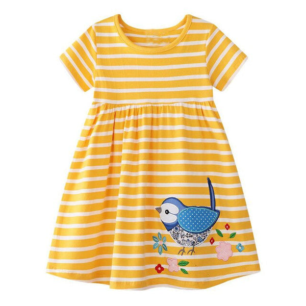 Animal Pattern Toddler Girl Dress Children New Fashion Kids Summer Dresses | Vimost Shop.