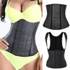 Women Body Shaper 100% Latex Waist Trainer Corset Shapewear Waist Cincher Tops Plus Size Women Girdle Slimming Black | Vimost Shop.