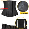 Women Body Shaper 100% Latex Waist Trainer Corset Shapewear Waist Cincher Tops Plus Size Women Girdle Slimming Black | Vimost Shop.