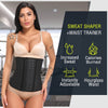 Women Body Shaper 100% Latex Waist Trainer Corset Shapewear Waist Cincher Tops Plus Size Women Girdle Slimming Black | Vimost Shop.