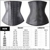 Women Body Shaper 100% Latex Waist Trainer Corset Shapewear Waist Cincher Tops Plus Size Women Girdle Slimming Black | Vimost Shop.