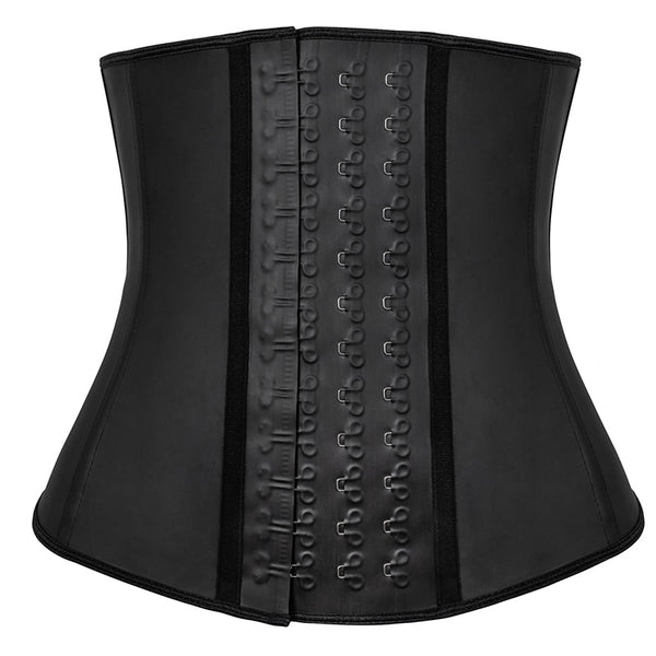 Women Body Shaper 100% Latex Waist Trainer Corset Shapewear Waist Cincher Tops Plus Size Women Girdle Slimming Black | Vimost Shop.