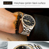 \Men Watch Business Diamond Luxury Japan MIYOTA Movement Luminous Quartz Wristwatch with Calendar Relojes de hombre | Vimost Shop.