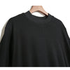 Women Black Mesh Dot Split Joint Dress New Stand Collar Long Sleeve Loose | Vimost Shop.