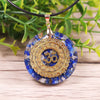 Energy Orgonite Necklace Lapis Lazuli Pendant Healing Emotional Wound Meditation Yoga Jewelry | Vimost Shop.