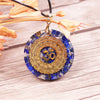 Energy Orgonite Necklace Lapis Lazuli Pendant Healing Emotional Wound Meditation Yoga Jewelry | Vimost Shop.