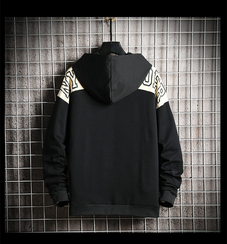 Winter Fashion Loose Men's Hoodies Tooling Hip Hop Sweatshirt Male Harajuku Japanese Streetwear Hoodie Men | Vimost Shop.