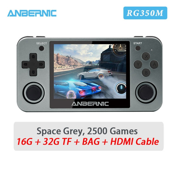RG350M Retro Game Console RG 350M PS1 Emulator Player Aluminum Alloy Shell HDMI TV Output Handheld Portable Consola | Vimost Shop.