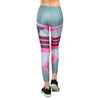 Leggings Sport Women Fitness Workout Push Up Patchwork Digital Print Thread Pants And Hips High Waist Thread Pants Leggings | Vimost Shop.
