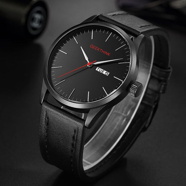 Military Black Steel Casual Japan Quartz Watches Man Fashion Business Luxury Brand Mens Clock male Date Analog Wristwatch | Vimost Shop.