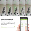 3x360 Green Beam 3D Laser Level with Bluetooth Connectivity Self-Leveling Cross Line USB Charge Use Dry & Li-ion Battery | Vimost Shop.
