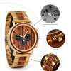 Wooden Men Watch Relogio Masculino Top Brand Luxury Chronograph Date Display Stop Watches erkek kol saati Great Gifts | Vimost Shop.