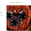 Wooden Men Watch Relogio Masculino Top Brand Luxury Chronograph Date Display Stop Watches erkek kol saati Great Gifts | Vimost Shop.