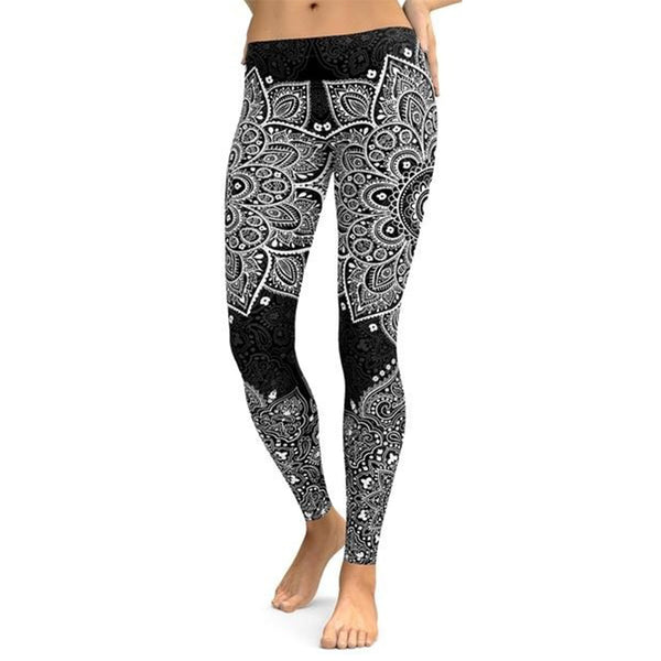 Printed Leggings Women Plus Size S-5XL Workout Legging Spandex High Waist Leggins | Vimost Shop.