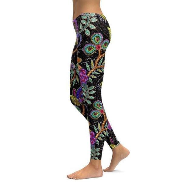 Printed Leggings Women Plus Size S-5XL Workout Legging Spandex High Waist Leggins | Vimost Shop.