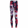 Hot Sell Skull Leggings Women's Skull&flower Black Leggings Digital Print Trousers 7 color skull Woman Stretch Pants Plus Size | Vimost Shop.