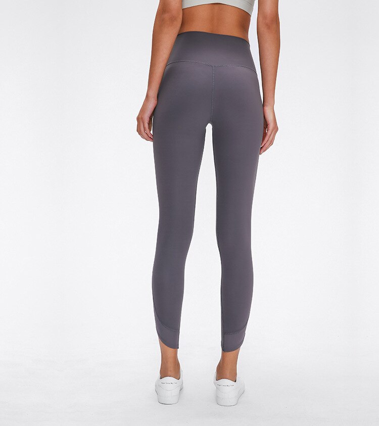 Style Bevel Leggings Sport Women Fitness High Waist Yoga Pants Elasticity Tight-Fit Solid Color Buttock Lifting Pants | Vimost Shop.