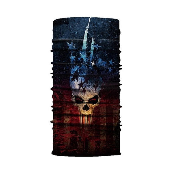 3D Seamless Magic Headband Skull Ghost Clown Neck Gaiter Face Cover Headwear Halloween Bandana UV Protection Biker Cover Scarf | Vimost Shop.