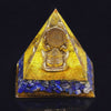 Orgone Pyramid Copper Ganesha Resin Craft Natural Lapis Lazuli Reiki Healing Spiritual Craft Decoration Gift | Vimost Shop.