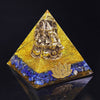 Orgone Pyramid Copper Ganesha Resin Craft Natural Lapis Lazuli Reiki Healing Spiritual Craft Decoration Gift | Vimost Shop.