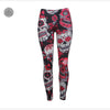Skull Red Flowers Leggings Sexy Rose 3D Digital Printed Women Leggins Fitness Soft Slim Mujer Workout Pants | Vimost Shop.