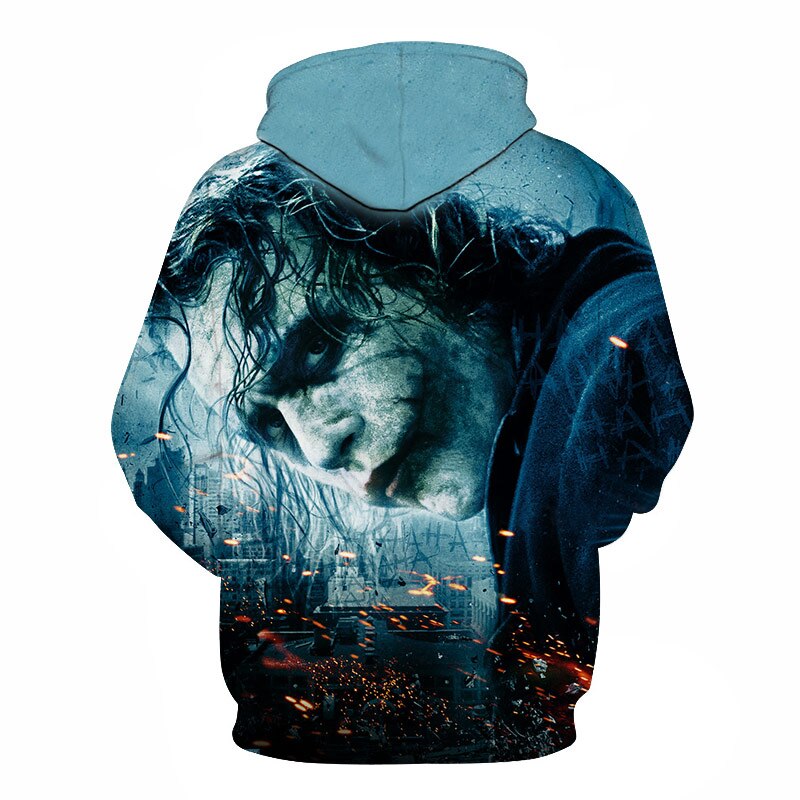 Joker 3D Hoodies Men Women Sweatshirts Badass Funny Printed Pullover Autumn Winter Brand Tracksuits Boy Hoodies | Vimost Shop.