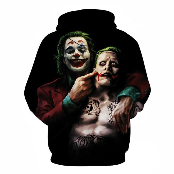 Joker 3D Hoodies Men Women Sweatshirts Badass Funny Printed Pullover Autumn Winter Brand Tracksuits Boy Hoodies | Vimost Shop.