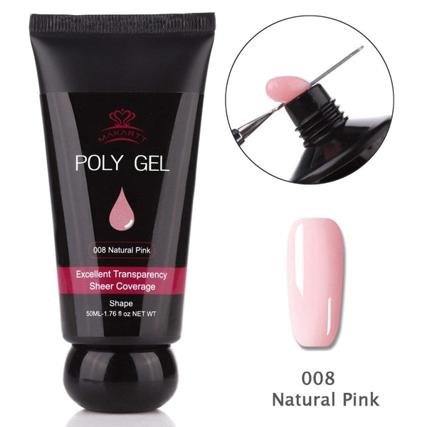Poly Nail Extension Gel, 50ML Nude Nature Day-dream Builder Gel Poly Extension Gel Trendy | Vimost Shop.