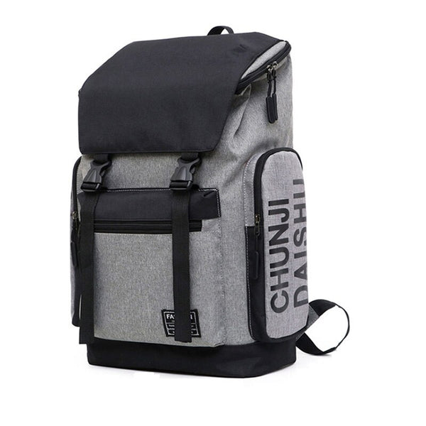 Men's Backpack Oxford Cloth Material British Casual Fashion College Style High Quality Design Multifunctional Large Capacity