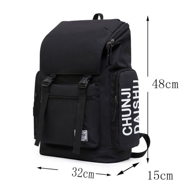 Men's Backpack Oxford Cloth Material British Casual Fashion College Style High Quality Design Multifunctional Large Capacity