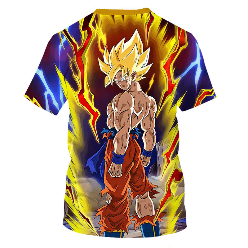 Dragon Ball T Shirt Men Summer Dragon Ball Z super Son Goku Slim Fit Cosplay 3D T-Shirts Vegeta Cool Anime Style Tshirt Homme - Vimost Shop