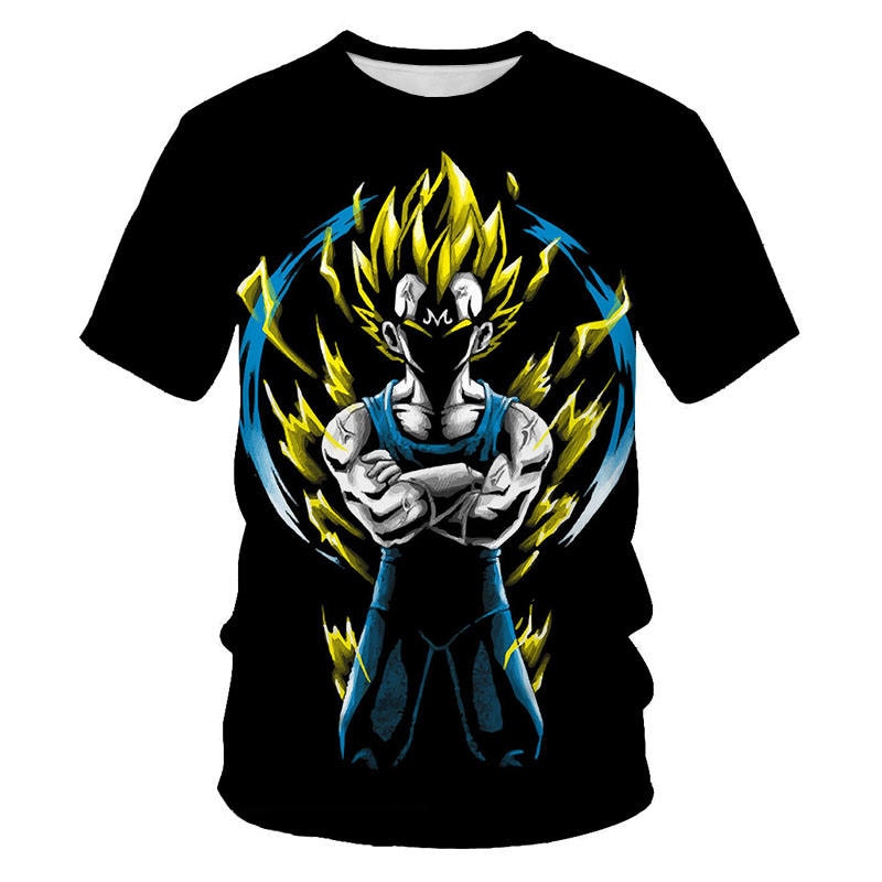 Dragon Ball T Shirt Men Summer Dragon Ball Z super Son Goku Slim Fit Cosplay 3D T-Shirts Vegeta Cool Anime Style Tshirt Homme - Vimost Shop
