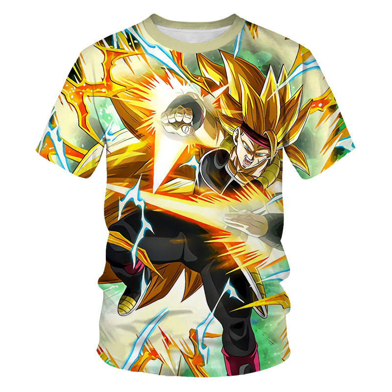 Dragon Ball T Shirt Men Summer Dragon Ball Z super Son Goku Slim Fit Cosplay 3D T-Shirts Vegeta Cool Anime Style Tshirt Homme - Vimost Shop