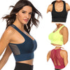 Hot Fitness Women's T-shirts  Sexy Mesh Sports Bra Vest Backless Solid Quick Dry Running Gym bra Tank Top | Vimost Shop.